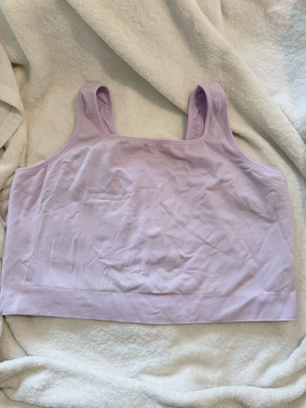 all in motion Light Lavender Ribbed Sports Tank